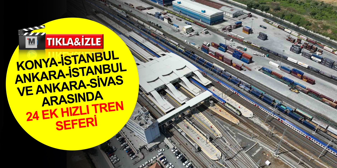Konya-Ankara-İstanbul-Sivas YHT'ye ek 24 sefer! Bayram tatili nedeniyle trenlere vagonlar böyle eklendi