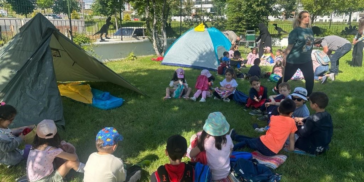 Minikler doğada yaşam eğitimi aldı
