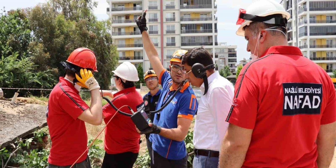 NAFAD’ın tatbikatı nefes kesti