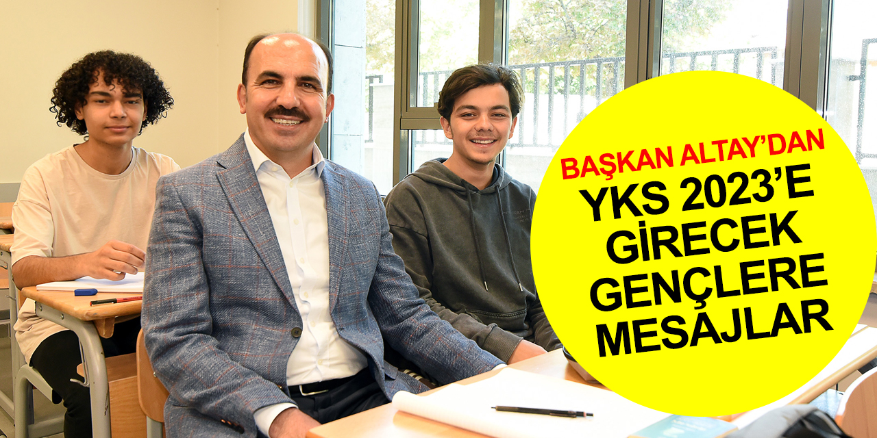 Konya BB Başkanı Altay'dan YKS 2023'e girecek gençlere önemli mesajlar! Ücretsiz ulaşım açıklaması