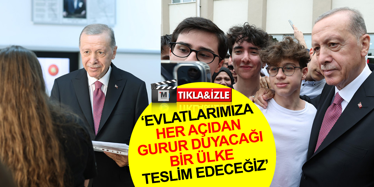Cumhurbaşkanı Erdoğan Haydarpaşa Lisesi'nde konuştu: Geleceğimize çok daha büyük bir güvenle bakıyoruz