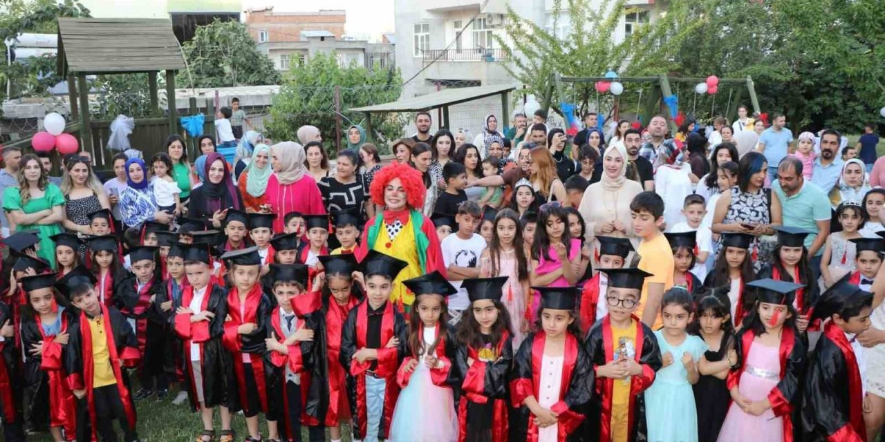 Kayapınar’da miniklerin karne heyecanı