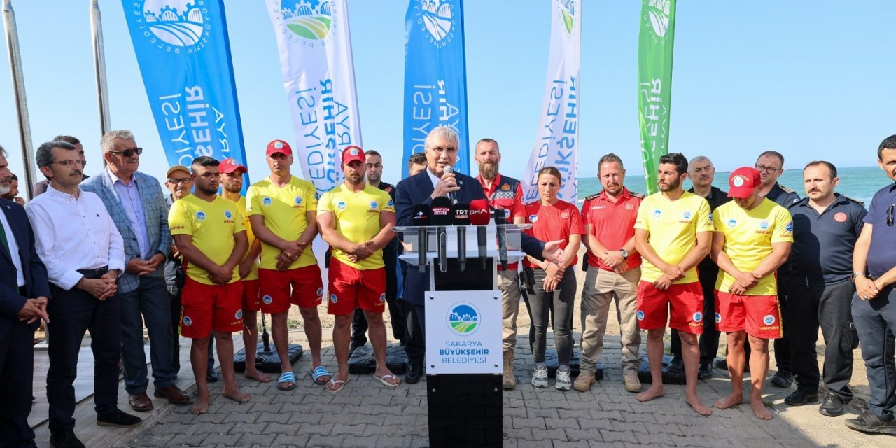 Başkan Yüce: “Lütfen cankurtaranların olmadığı yerde denize girmeyin”