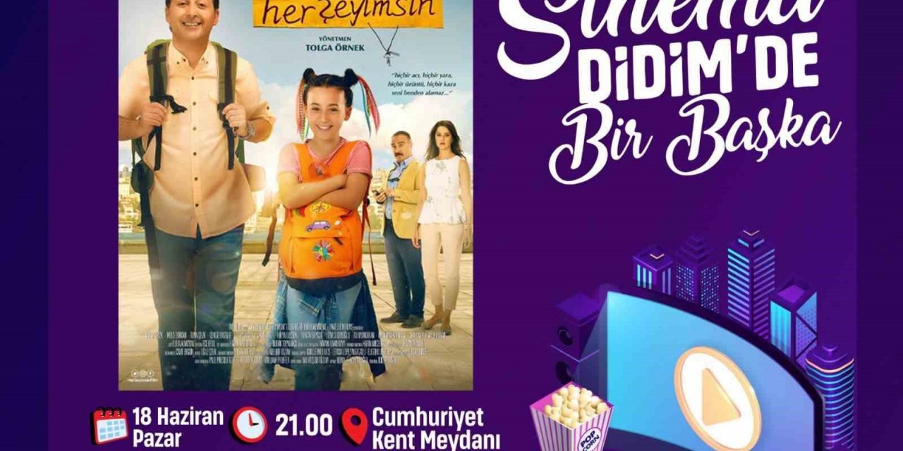 Didim’de Babalar Günü’ne özel arabalı sinema etkinliği
