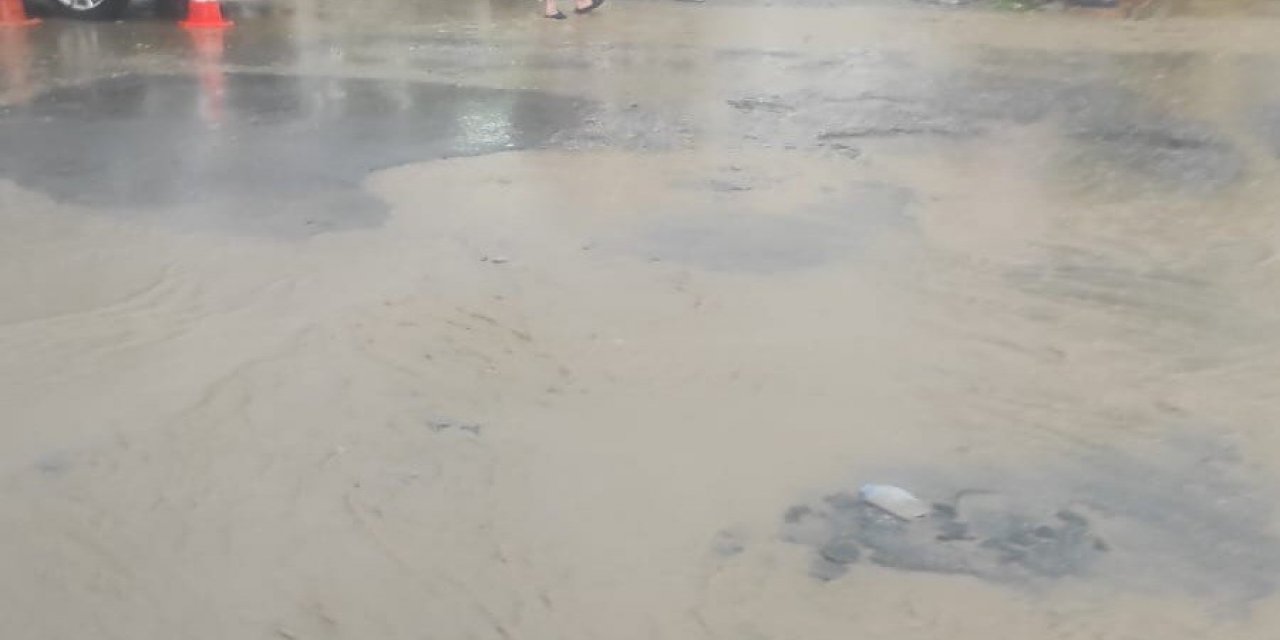 Erdek’te beklenen yağış gerçekleşti