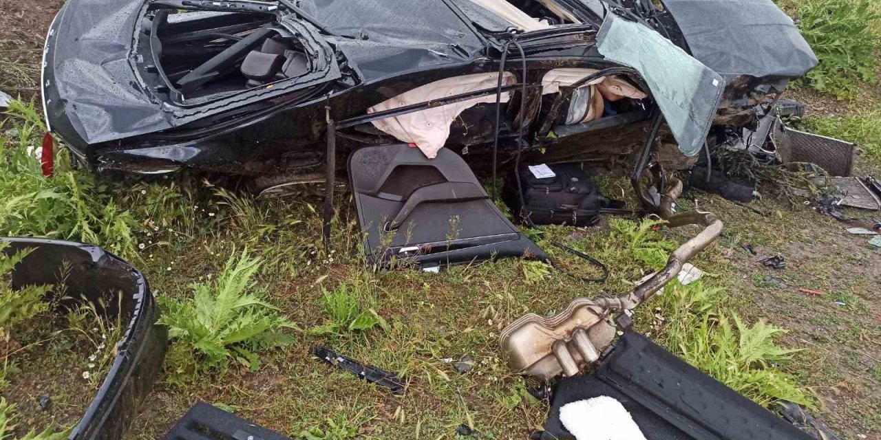 Eskişehir’de otomobil takla attı: 1 ölü