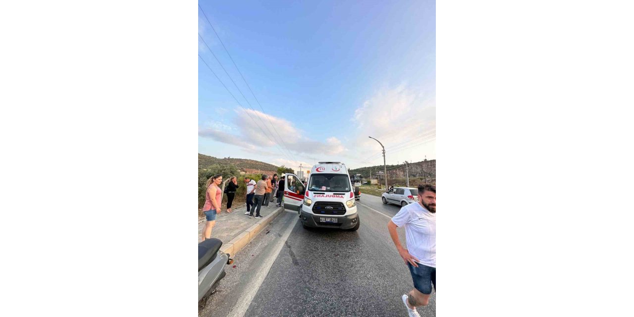 Kuşadası’nda trafik kazası: 1 yaralı