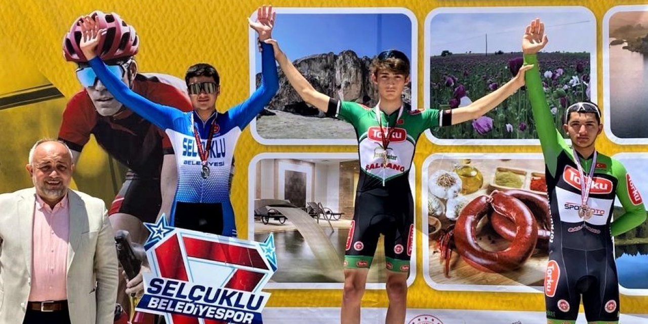 Torku Şekersporlu pedallardan üç şampiyonluk