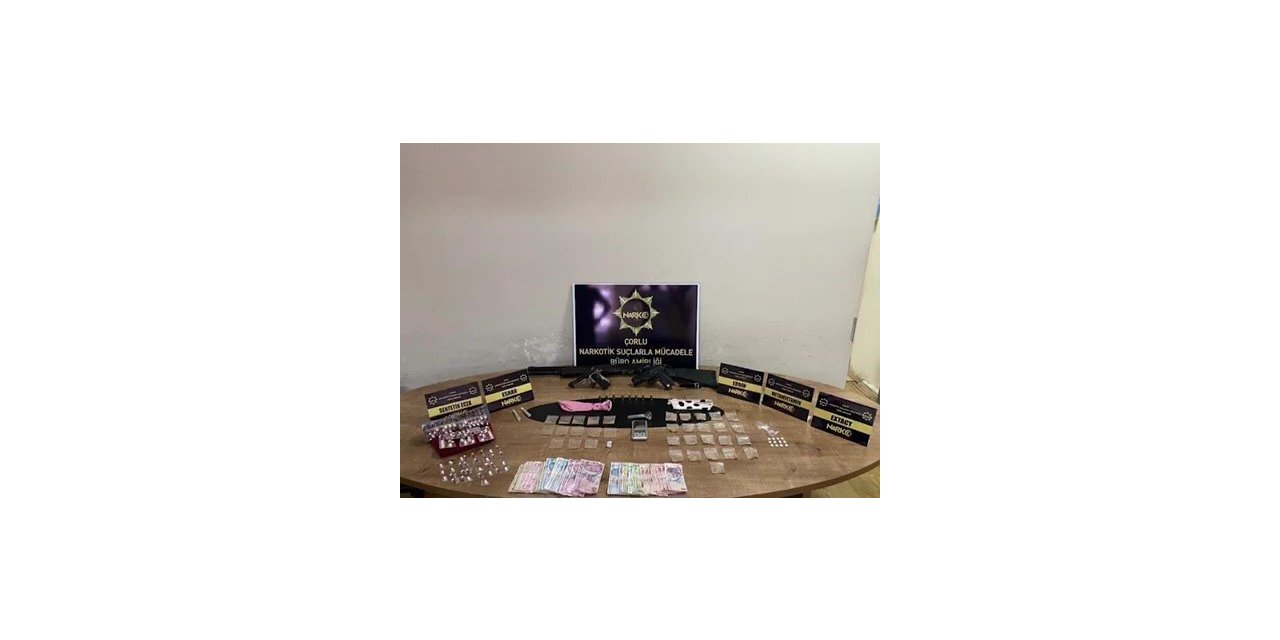Tekirdağ’da uyuşturucu operasyonu: 8 gözaltı
