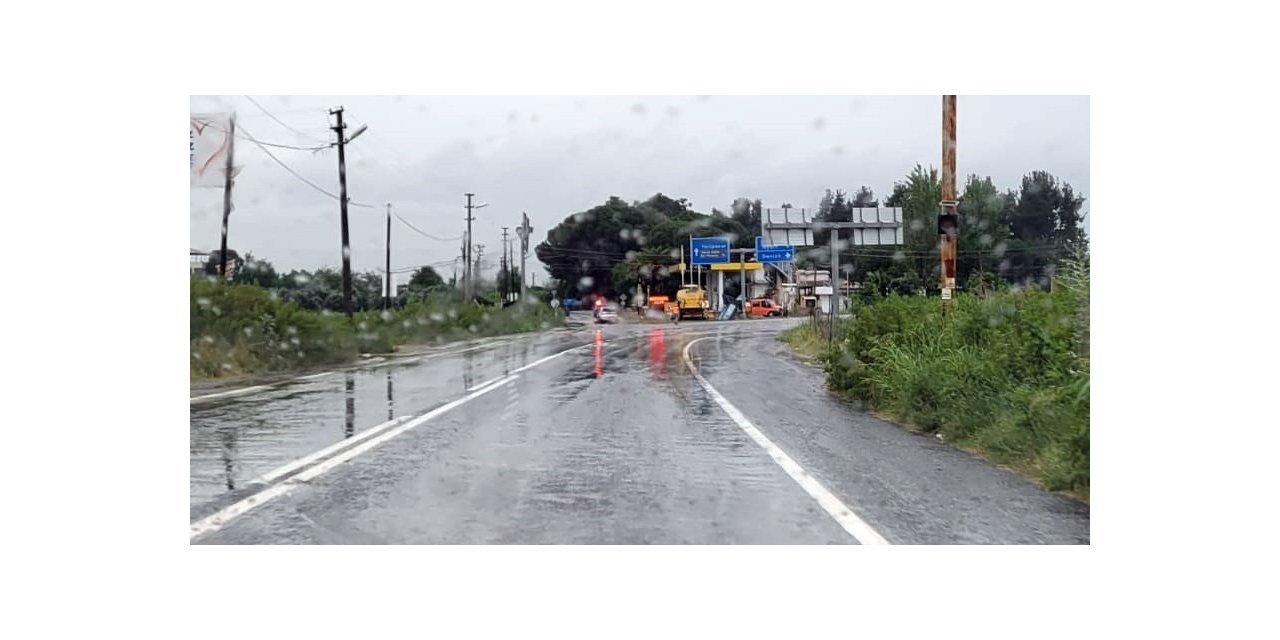 Sağanak yağış Bozdoğan’da etkili oldu