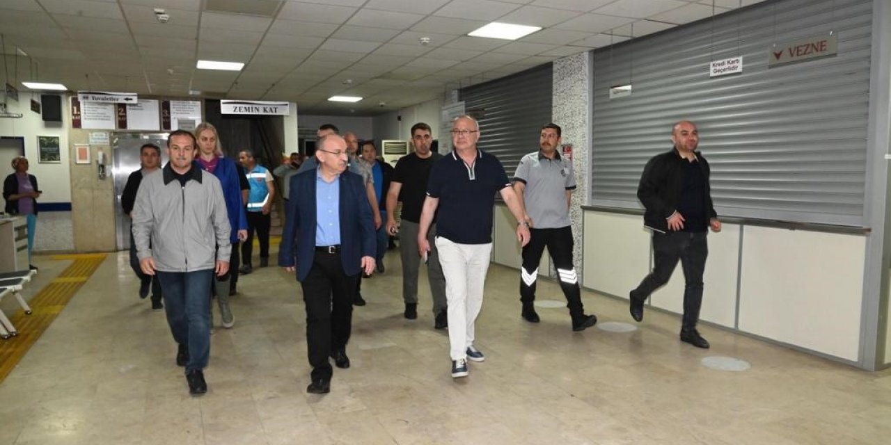 Başkan Ergün’den sabah saatlerine kadar sel bölgesinde inceleme