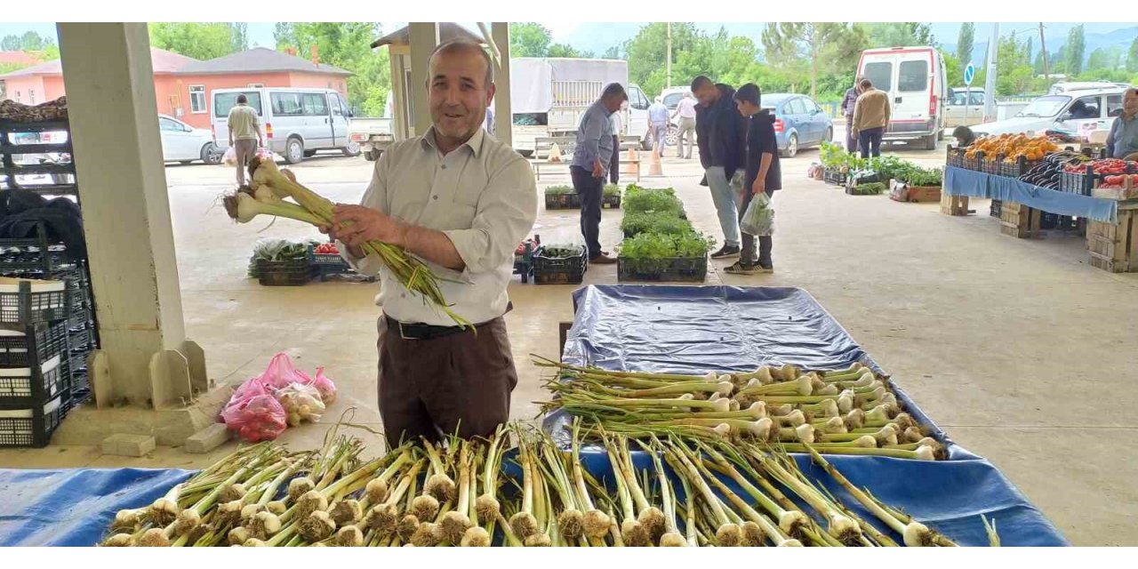 Hisarcık’ta yerli sarımsak çıktı, fiyatlar düştü
