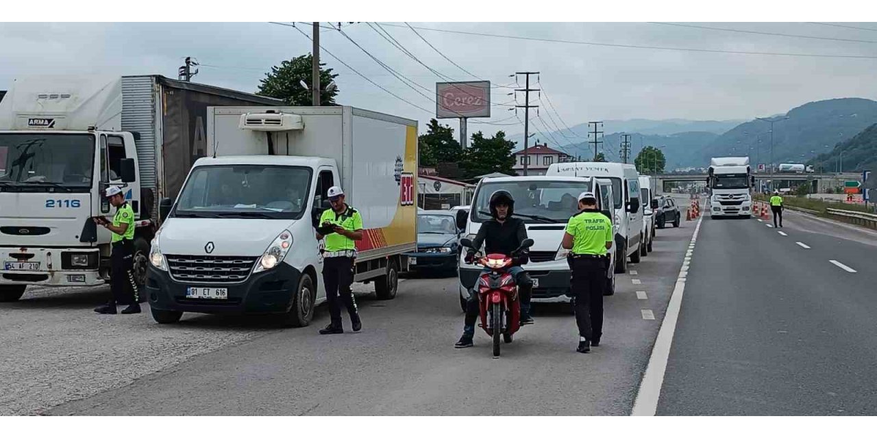 Düzce’de trafik uygulamaları artırıldı