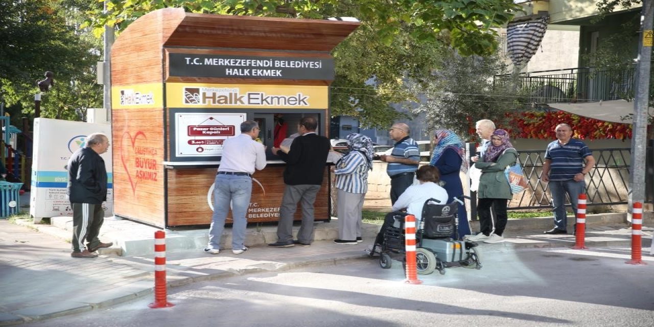 Merkezefendi Halk Ekmek büfe sayısı 15’e yükseldi