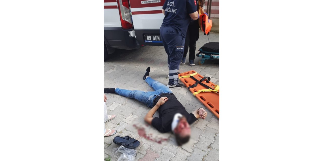 Cam balkon takan işçi, ikinci kattan düştü