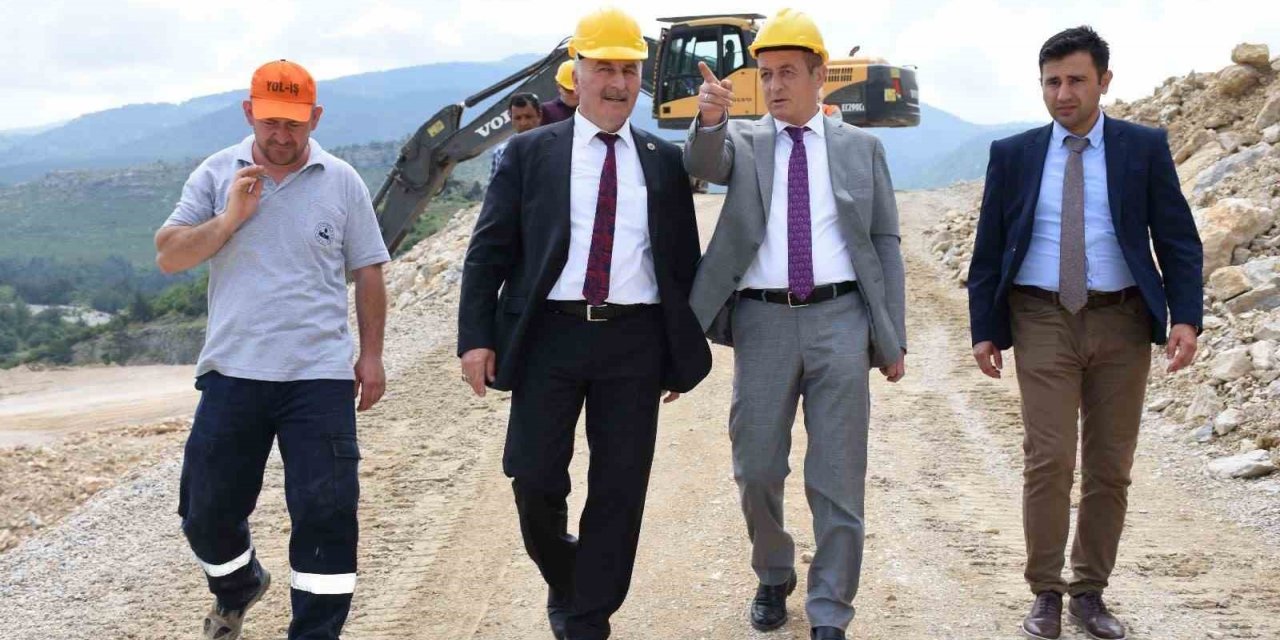 Sözen taç ocağında incelemede bulundu