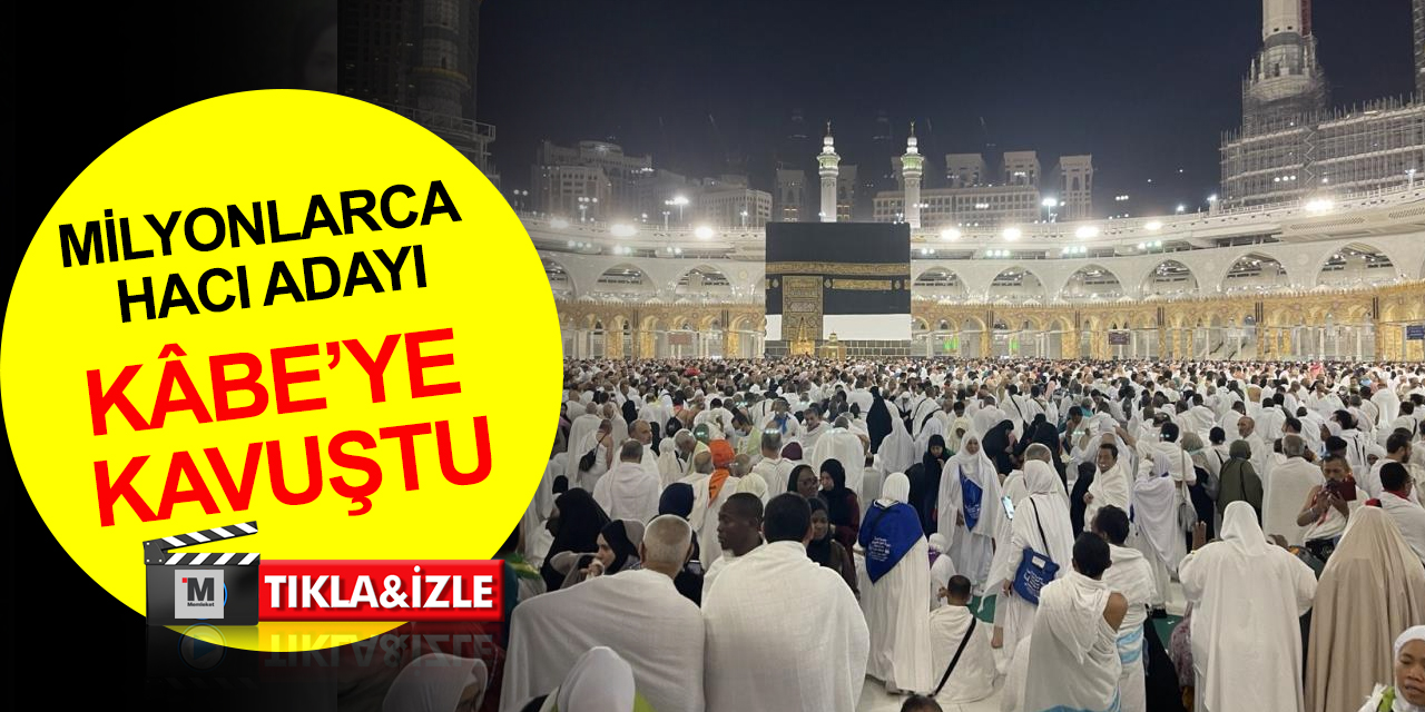 Hac için ilk defa bütün sınırlamalar kalktı! Milyonlarca hacı adayı Kâbe’ye kavuştu