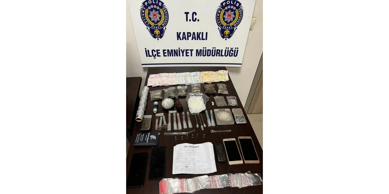 Tekirdağ’da 2 kişi uyuşturucudan tutuklandı