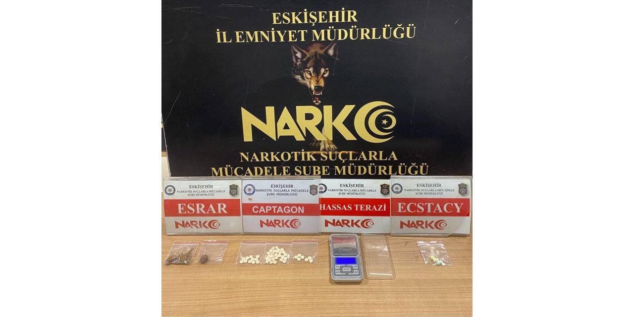 Eskişehir’de uyuşturucu madde satıcılarına yönelik operasyon