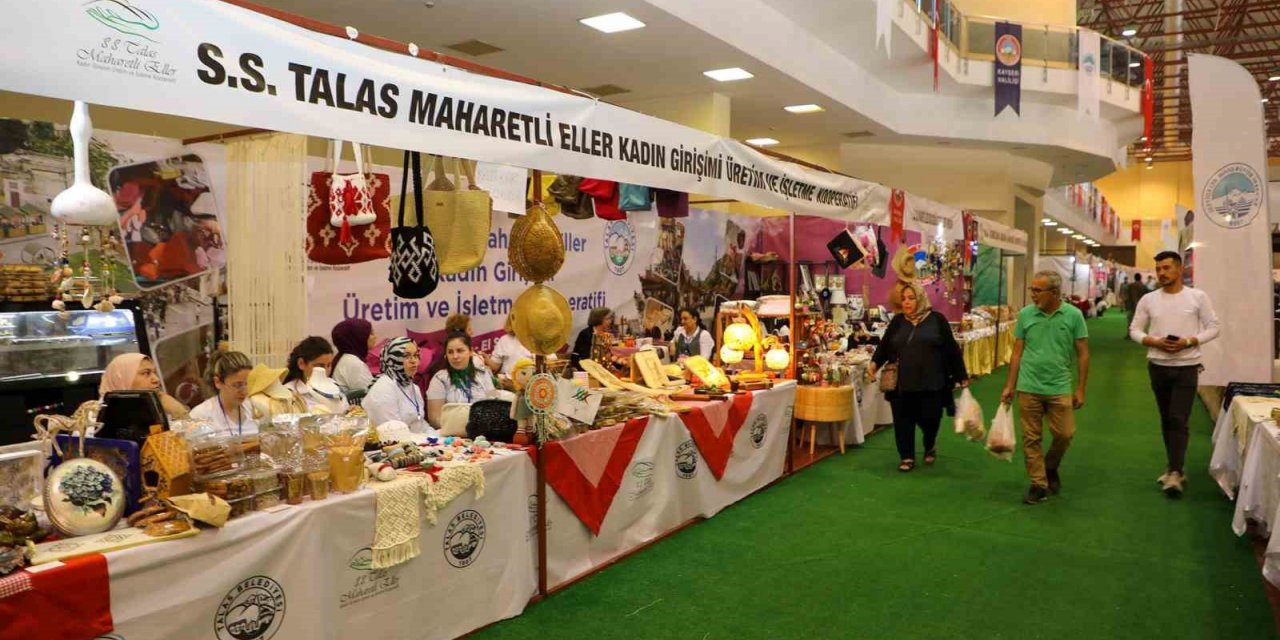 Talas Kadın Kooperatifleri fuarın gözdesi