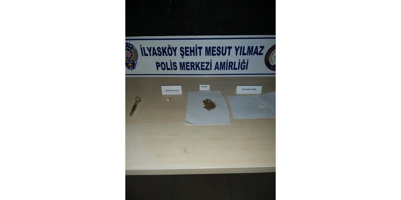 Polis merkezi ekipleri 3 ayrı kişiyi uyuşturucuyla yakaladı