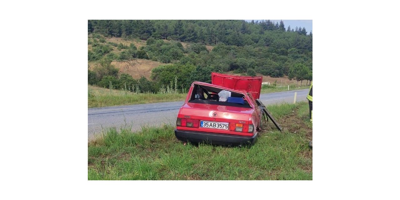 Manisa’da trafik kazası: 2’si çocuk 3 yaralı