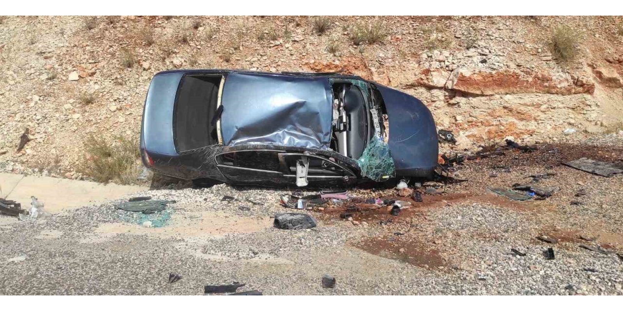 Kontrolden çıkan otomobil takla attı: 1 yaralı