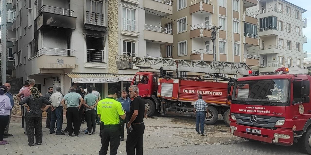 Tadilat esnasında yangın çıktı