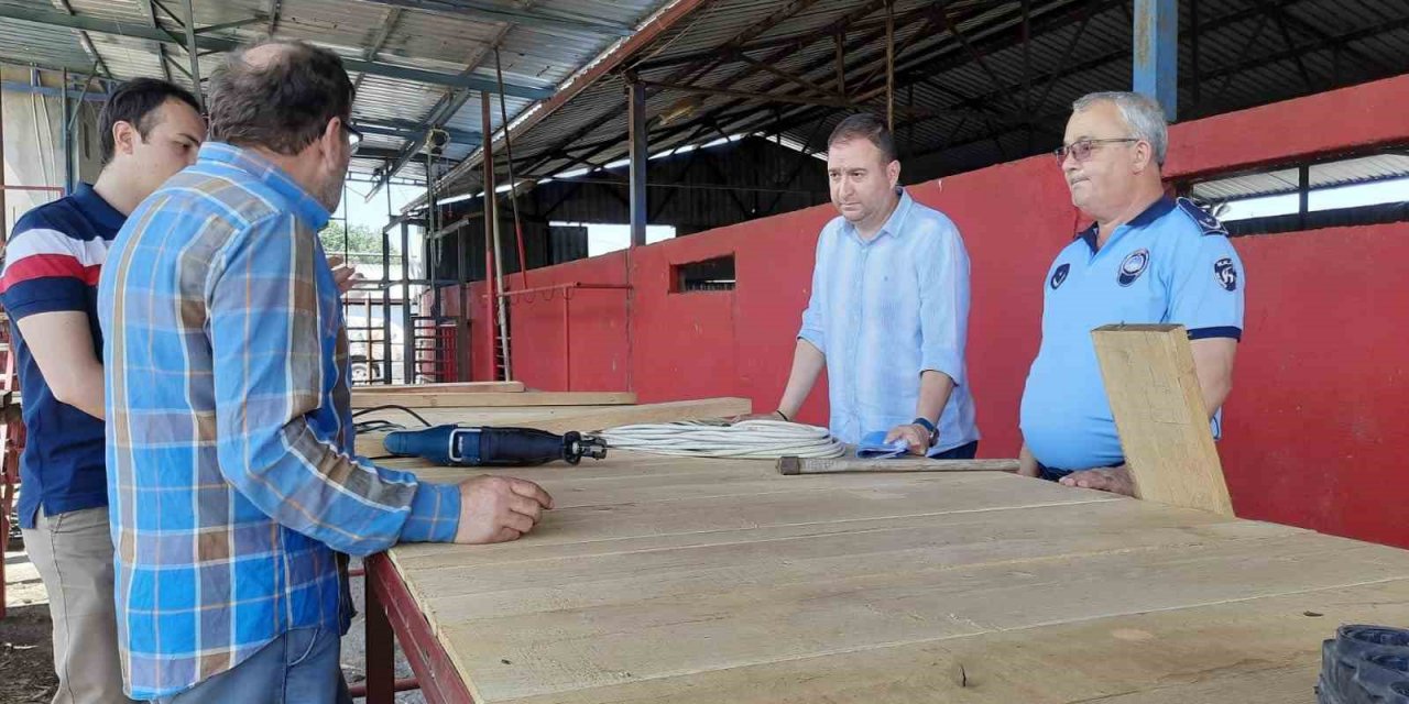 Mustafakemalpaşa’da kurban kesim yerleri denetlendi