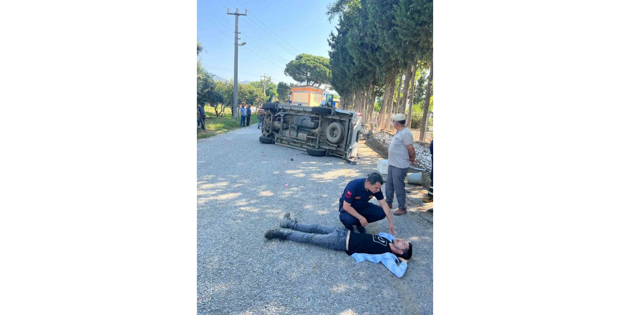 Aydın’da trafik kazası: 1 yaralı