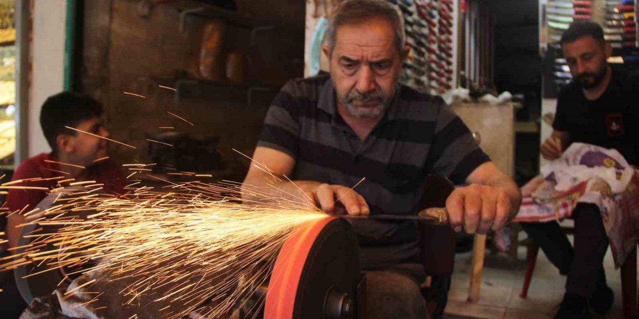 Şanlıurfa bıçakçılarda Kurban Bayramı yoğunluğu
