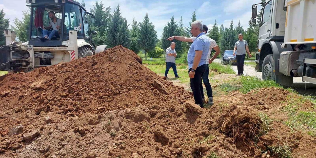 Hisarcık Esire Termal Turizm Merkezinde aile banyolarının yapımına başlandı