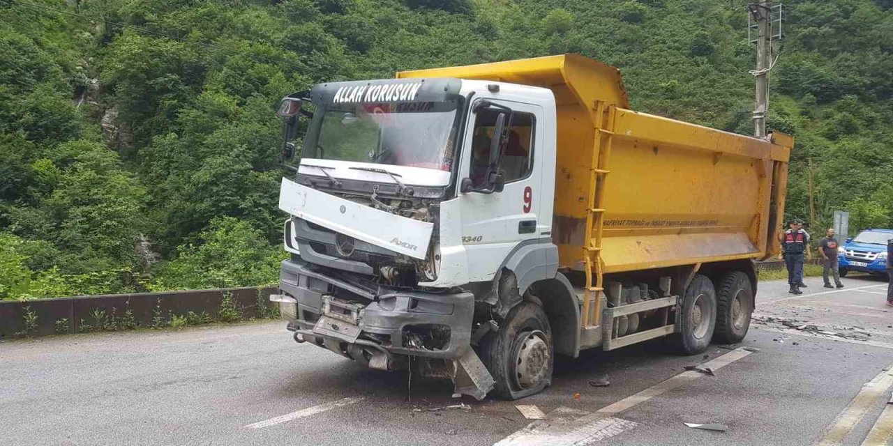 Giresun’da trafik kazası: 1 ölü