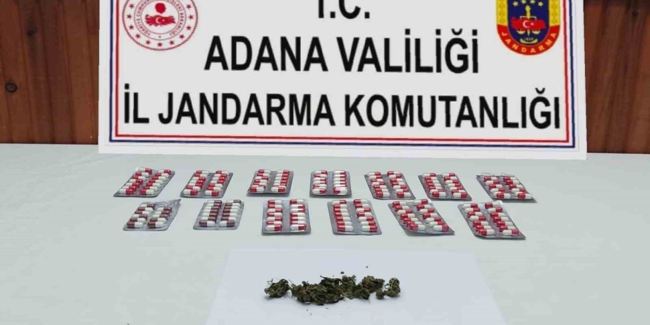 Adana’da 177 adet uyuşturucu hap ele geçirildi