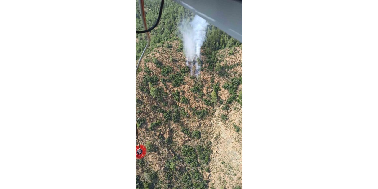 Marmaris’te orman yangını
