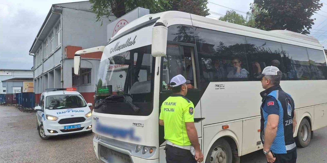 Minibüslere güzargah denetimi