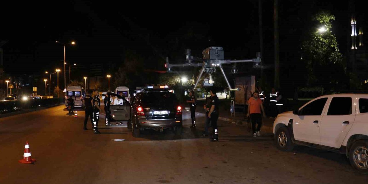 Adana’da hava destekli, 1739 polisle “Huzur ve Güven” uygulaması