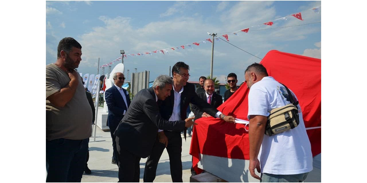 Gömeç Su Altı Heykel Galeri’sinde sergilenecek heykeller törenle açılı