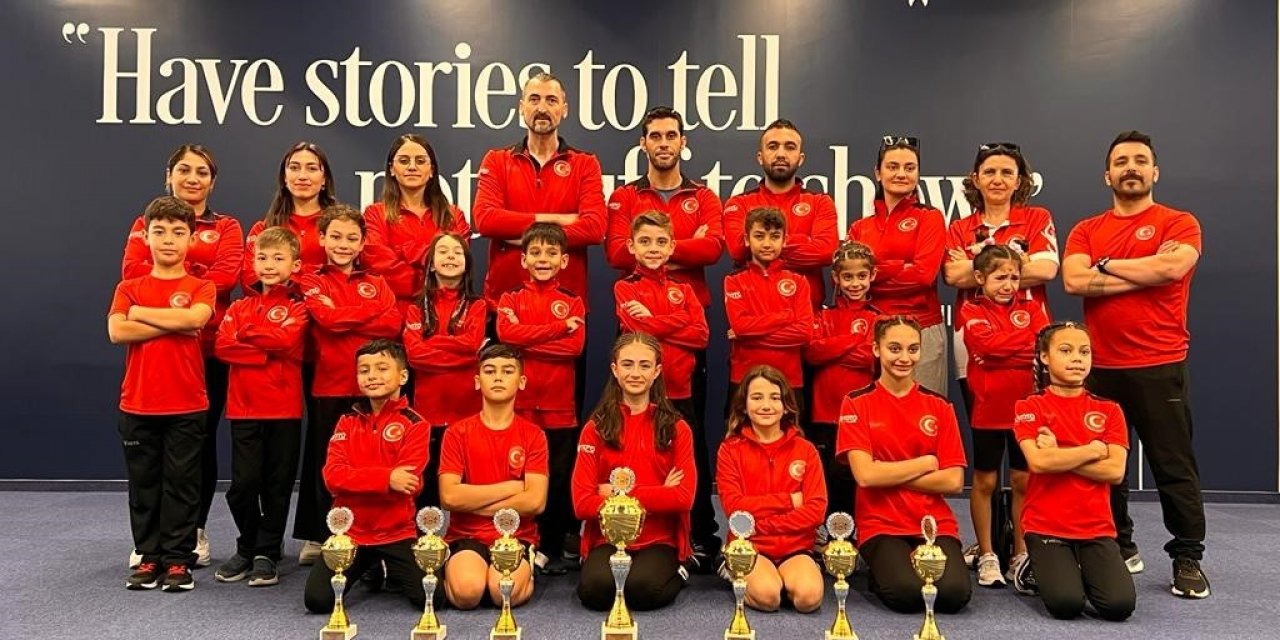 Adanalı çocuklar Dünya Çocuk Fitness Cimnastik Şampiyonasından derecelerle döndü