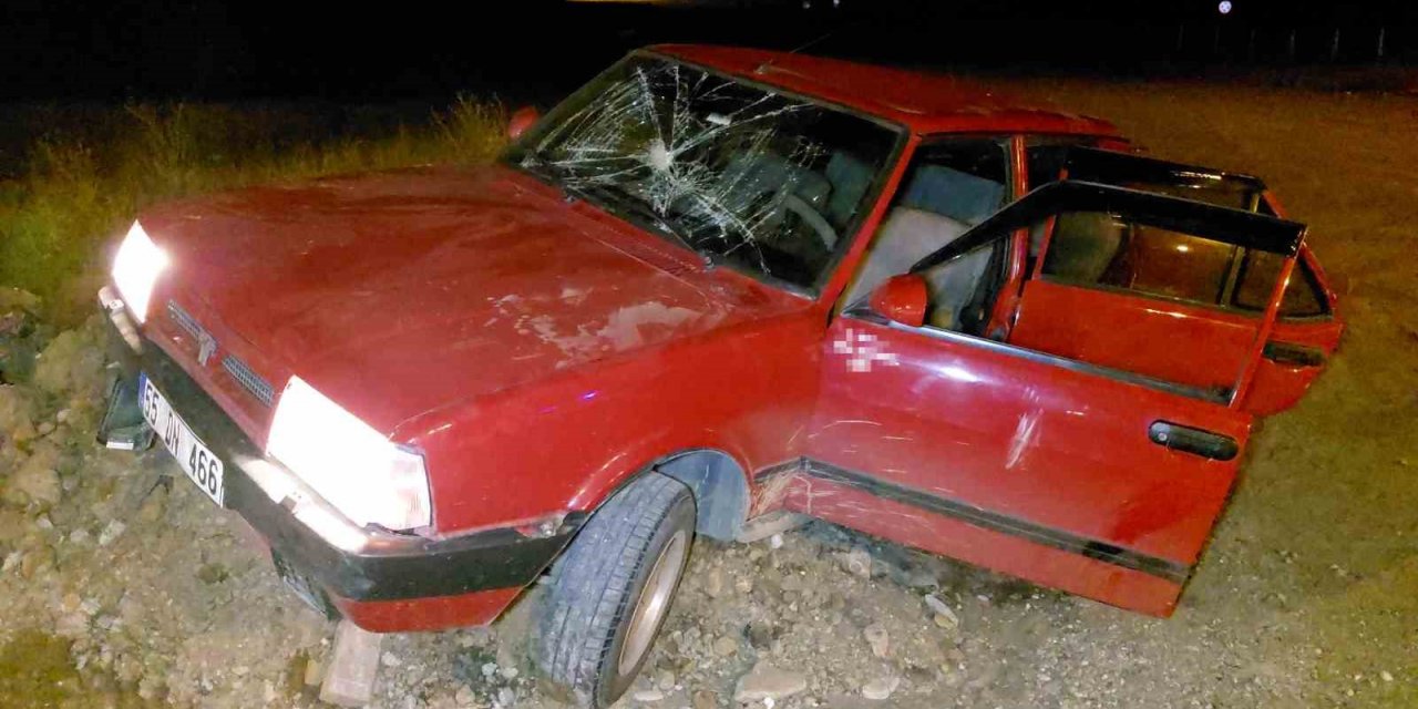 Samsun’da otomobil yayaya çarptı: 1 yaralı