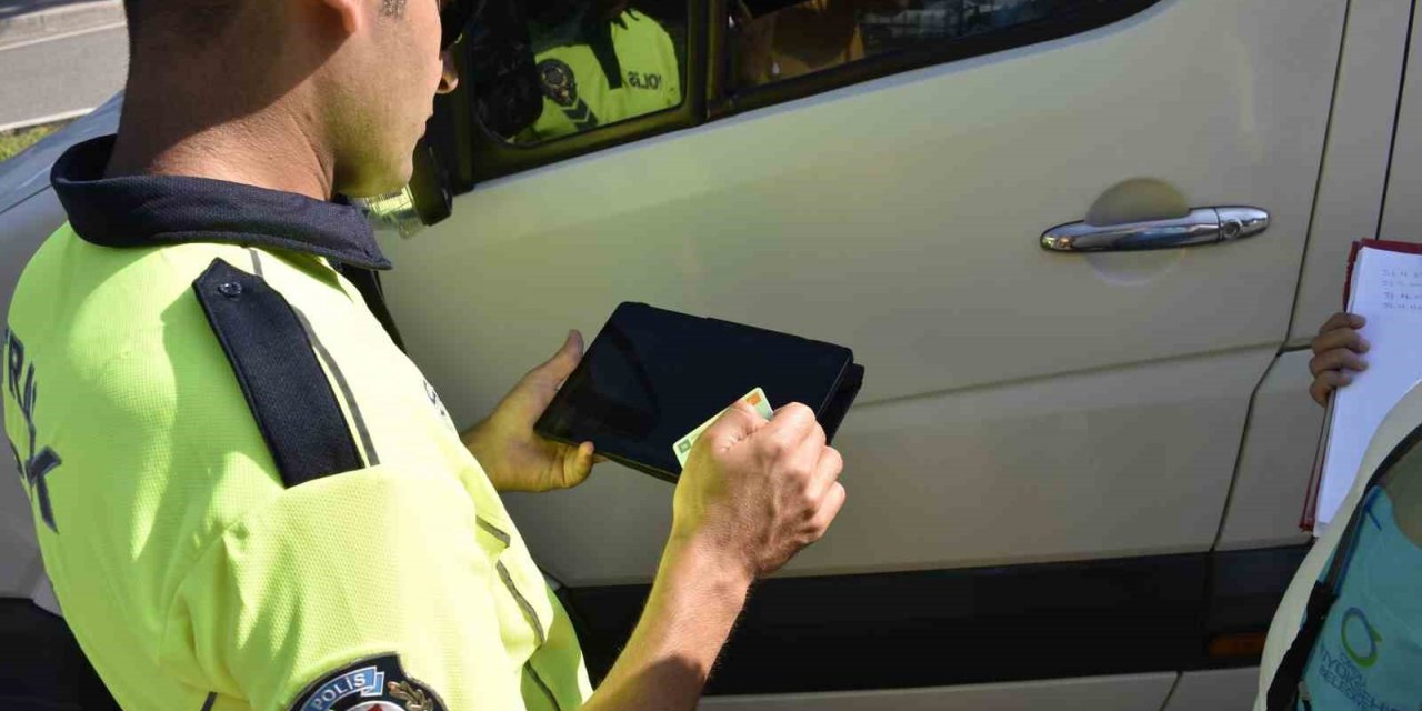 Ordu’da bir haftada yaklaşık 10 bin araç denetlendi