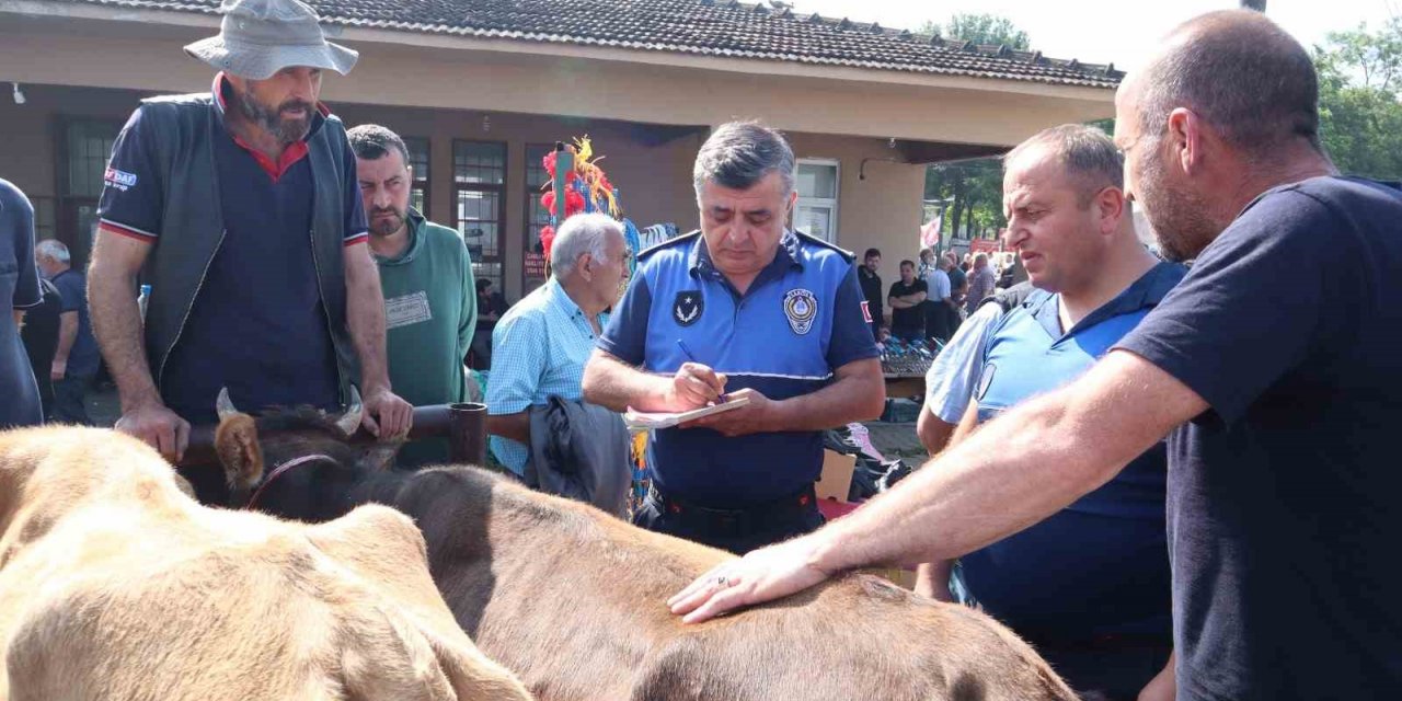 Hayvan sağlığı ve evrak denetimi yapıldı