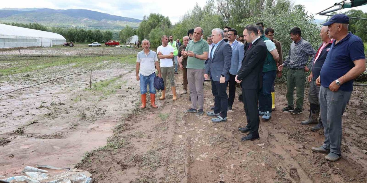 Yağışlardan Zarar Gören Çiftçilerin Mağduriyeti Giderilecek