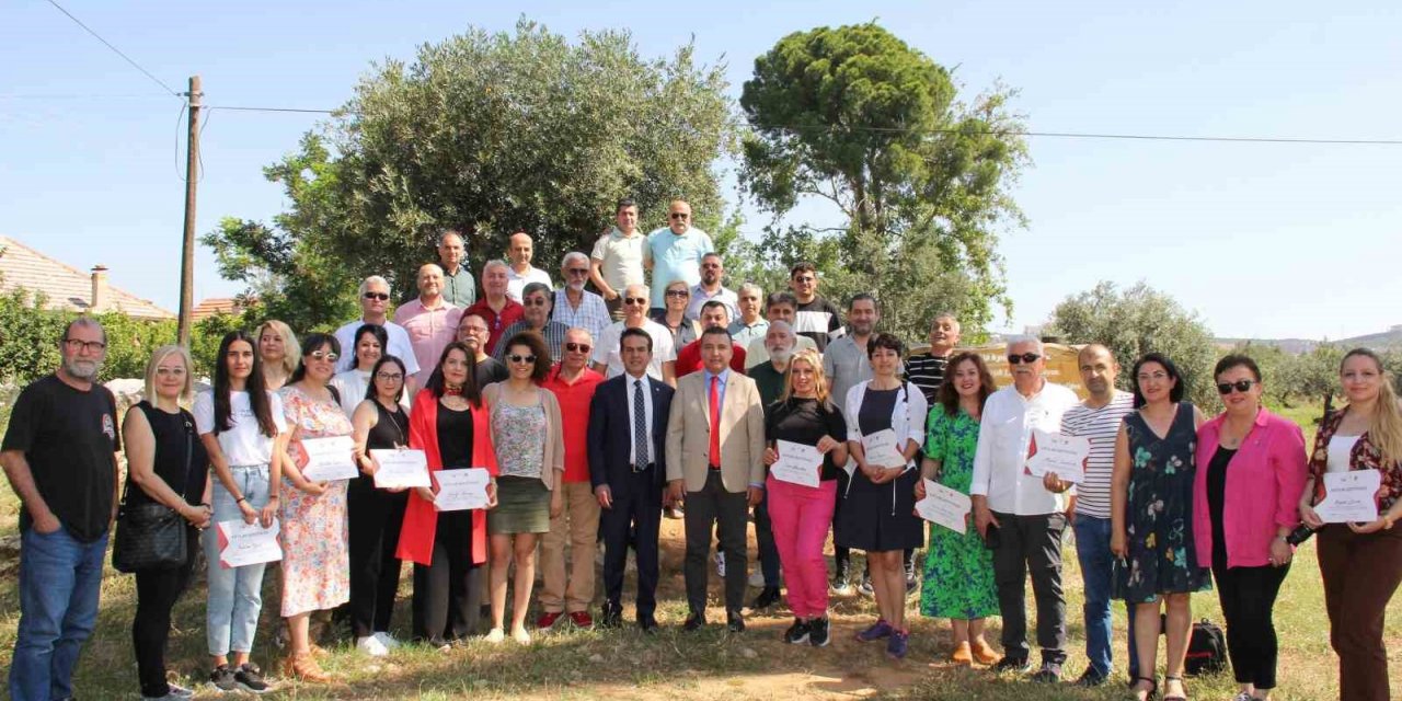 Tarım muhabirleri sertifikalarını aldı