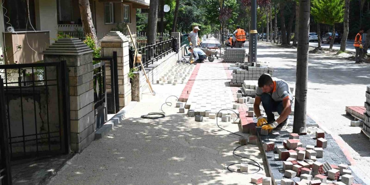 İstasyon Caddesindeki çalışmalarda sona gelindi