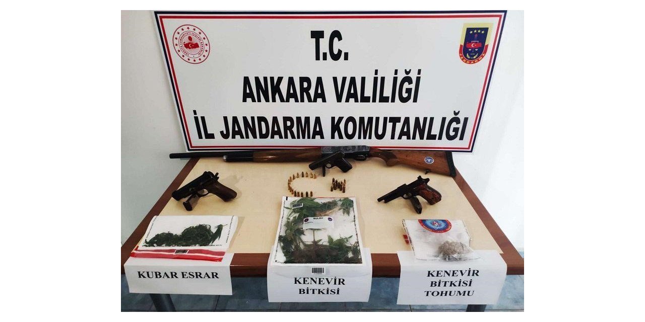 Başkentte çok sayıda çeşitli uyuşturucu madde ele geçirildi