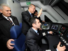 Erdoğan test sürüşünü başlattı