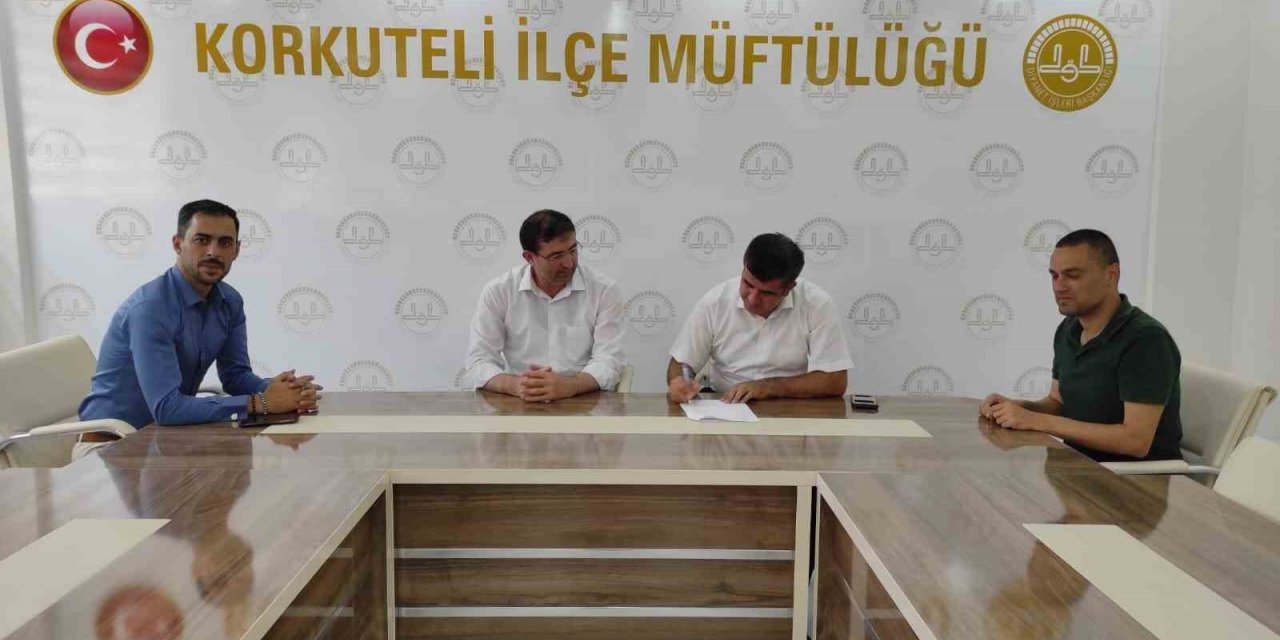 Müftülük İle Gençlik Ve Spor İlçe Müdürlüğü arasında protokol