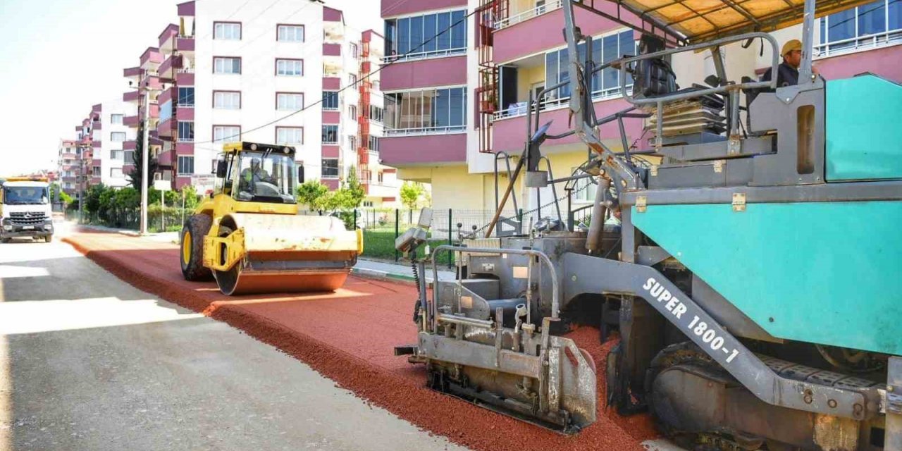Yenişehir’de sokak ve caddeler asfaltlanıyor