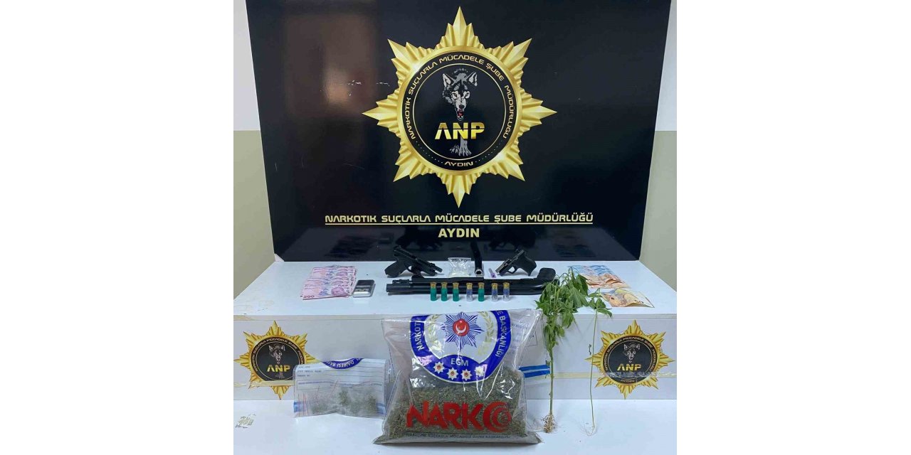Aydın’da eş zamanlı uyuşturucu operasyonu: 13 gözaltı